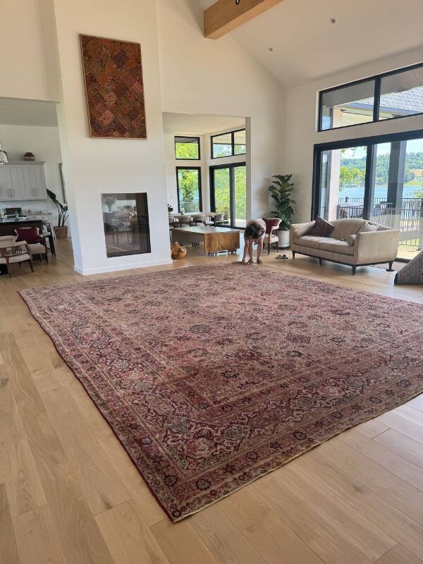 Pre-1900 Antique 14x18 Kerman Persian Rug