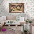 natural garden alley pictorial carpet on wall